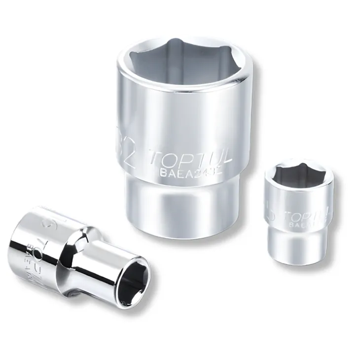 Dado Hexagonal Corto Cr-V Toptul