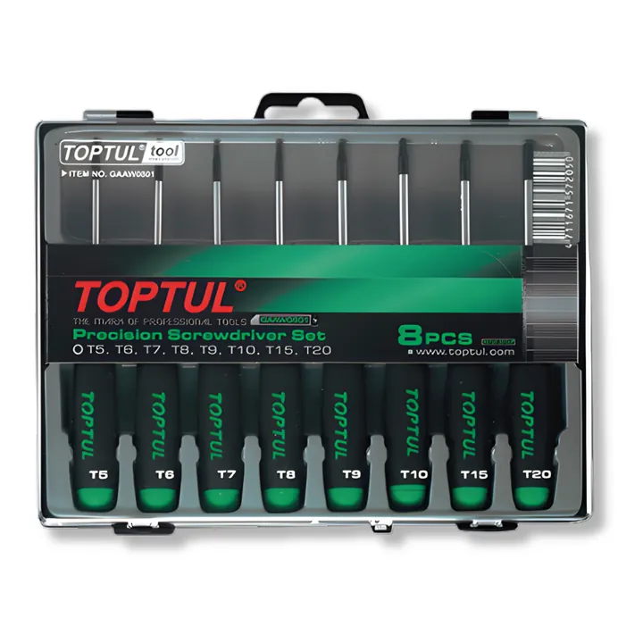 Juego Desarmador Para Torx Toptul