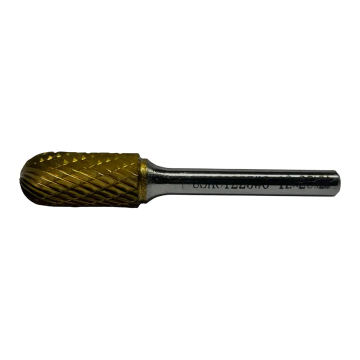 Lima Rotativa Carburada Con Baño De Titanio Black Cross