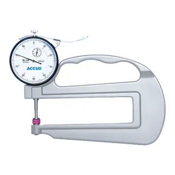 Calibrador De Espesores Con Reloj Accud