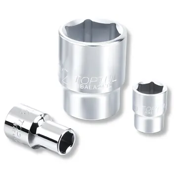 Dado Hexagonal Corto Cr-V Toptul