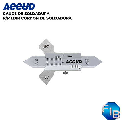 CALIBRADOR DE SOLDADURA (GARGANTA DE SOLDADURA) COD. 971 008 01 ACCUD - METAL MECÁNICA